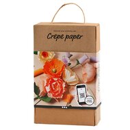 Cr&ecirc;pepapier Bloemen Maken Kit