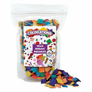 Colorations - Houten Moza&iuml;ek Vierkantjes, 1000st.