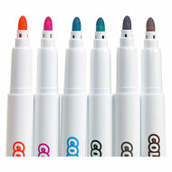 Colorations - Textielstiften Tropische Kleuren - 6 Kleuren