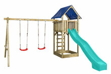 Houten Speeltoestel schommel Jonas Turquoise