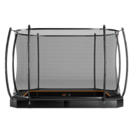 Avyna Trampoline FlatLevel 380x255 (238) met net | Zwart