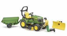 Bruder Bworld John Deere Zitmaaier Met Aanhanger
