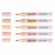 Ecoline Brush Pen set Portret, 5 Kleuren