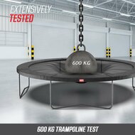 Ingraaftrampoline 430 cm Berg Champion FlatGround op grasniveau