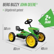 Skelter Berg Buzzy John Deere groen/geel