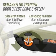 BERG Buzzy Retro 2-in-1 Groen - Skelter Met Duwstang - 2-5 Jaar