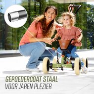 BERG Buzzy Retro 2-in-1 Groen - Skelter Met Duwstang - 2-5 Jaar