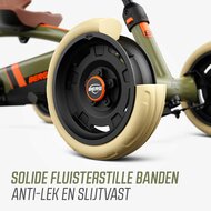 BERG Buzzy Retro 2-in-1 Groen - Skelter Met Duwstang - 2-5 Jaar