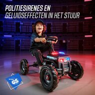 BERG skelter Buzzy Police met soundbox zwart 2-5 jaar zwart