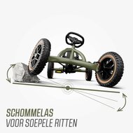 BERG Buddy Trail Green Skelter met Handrem