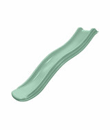Complete glijbaanset 1,75 m met losse trap en wateraansluiting Pastel Groen