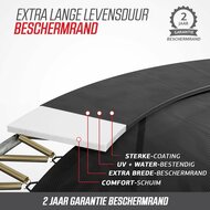 BERG Grand Champion InGround 350 Grijs + Safety Net Deluxe