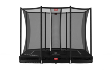 BERG Ultim Favorit InGround 280 Black + Safety Net Comfort