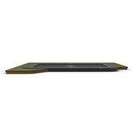 Ingraaftrampoline rechthoek 410x250 cm Berg Champion FlatGround grijs
