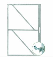 Poort frame 2000x1000 met slotkast 2 stelscharnieren