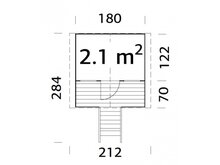 WOODY Houten Speelhuis Nora Premium 16mm