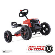 BERG Buzzy Jeep Rubicon skelter 4 wielen rood/zwart 2-5 jaar