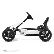 Berg Reppy BMW skelter wit/zwart met kuipstoel en sportstuur