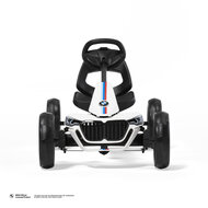 Berg Reppy BMW skelter wit/zwart met kuipstoel en sportstuur