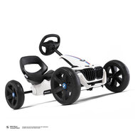 Berg Reppy BMW skelter wit/zwart met kuipstoel en sportstuur