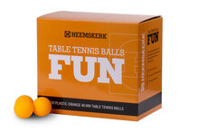 Oranje Pingpongballetjes Fun (per 100)