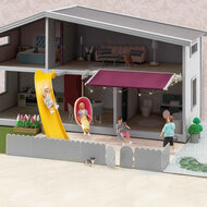 Lundby tuinset met glijbaan en hangstoel (schaal 1:18, excl. Room)