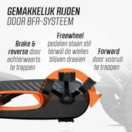 Skelter met handrem BERG Buddy Cross zwart 3-8 jaar luchtbanden