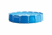 Intex Metal Frame zwembad 457x122 cm met pomp en ladder