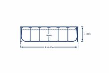 Intex Metal Frame zwembad 457x122 cm met pomp en ladder