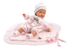 Llorens babypop Joelle 38cm met huilgeluid, speen en zacht lichaam