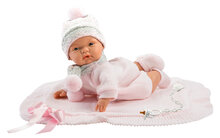 Babypop met huilgeluid 38cm - Llorens Joelle met speen en zacht lichaam