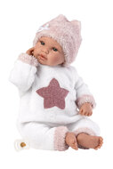 Babypop met huilfunctie Llorens Estrella 36 cm inclusief speen