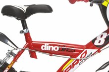 Kinderfiets 14 inch met zijwieltjes Dino Bikes Serie 23 rood 3-5 jaar
