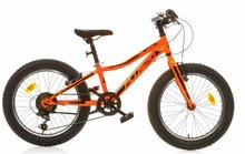 20 inch kinderfiets Dino Bikes oranje jongens mountainbike stijl