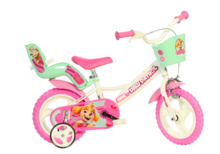 Paw Patrol meisjesfiets 12 inch met zijwieltjes - Dino Bikes