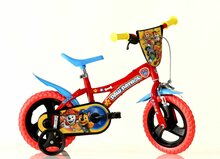 Kinderfiets 12 inch Paw Patrol rood blauw - Dino Bikes