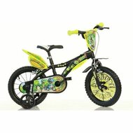 Kinderfiets 14 inch Dino Bikes Dinosaur Adventure met zijwieltjes