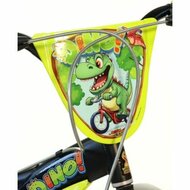 Kinderfiets 14 inch Dino Bikes Dinosaur Adventure met zijwieltjes