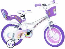 Dino Bikes kinderfiets 14 inch Unicorn Academy met zijwieltjes