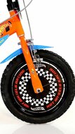 Kinderfiets 16 inch Hot Wheels oranje met zijwieltjes - Dino Bikes