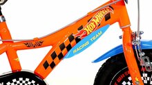 Kinderfiets 16 inch Hot Wheels oranje met zijwieltjes - Dino Bikes