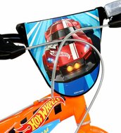 Kinderfiets 16 inch Hot Wheels oranje met zijwieltjes - Dino Bikes