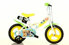 Kinderfiets 12 inch Dino Bikes Furry Fun met zijwieltjes