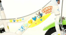 16 inch kinderfiets Dino Bikes Furry Fun met zijwieltjes