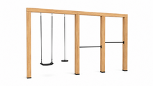 Houten schommel Douglas | Lilo 400cm - Antraciet duikelstang