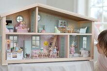 Lundby poppenhuis douchecabine set 1:18 met accessoires goud-wit