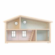 Houten poppenhuis Lundby Star met 2 verdiepingen en trap (66 cm)