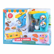 Playgo Cafe en Lunchroom Kleiset - 4 Kleipotjes - 22dlg.