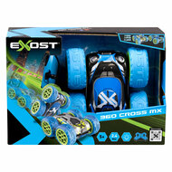 Exost RC 360 Cross MX Bestuurbare Stuntauto Blauw/Groen - 12 km/u