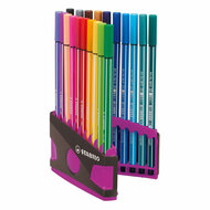 STABILO Pen 68 ColorParade Viltstiften Roze Antraciet - 20dlg.